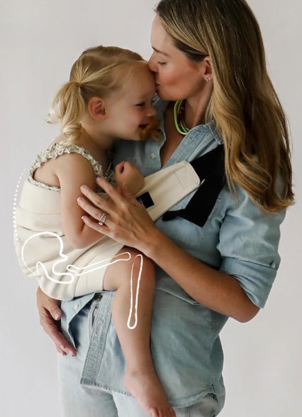 Ergonomikus oldalhordozás Boba Buddy-val